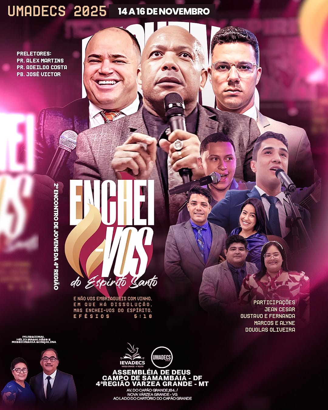 Assembleia de Deus realiza 2º Encontro de Jovens da 4ª Região em Várzea Grande