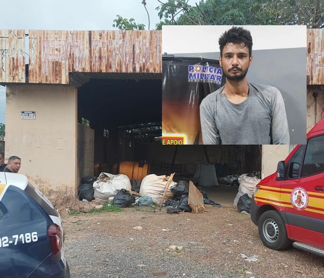 Homem ensanguentado invade loja e causa pânico em avenida movimentada de Várzea Grande