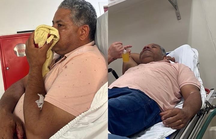 Família denuncia falta de atendimento adequado após homem sofrer grave acidente com roçadeira em Cuiabá