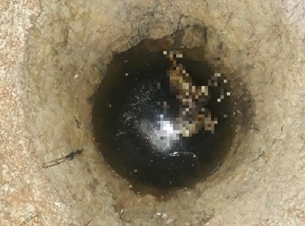 CORPO AMARRADO E BALEADO É ENCONTRADO DENTRO DE POÇO NA REGIÃO DO SÃO MATHEUS, EM VÁRZEA GRANDE