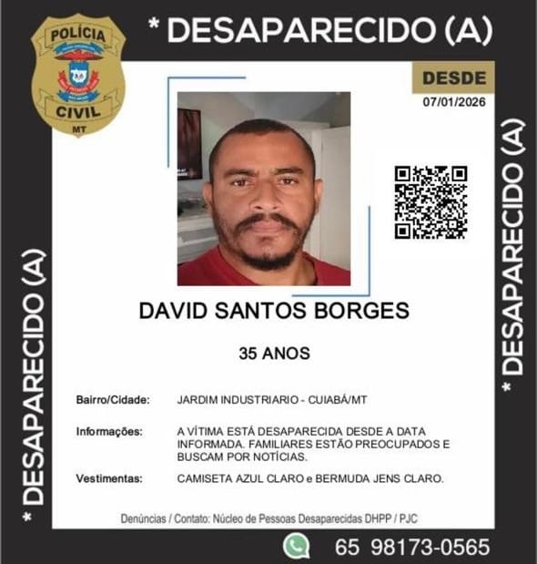 ANGÚSTIA E MISTÉRIO: Homem desaparece e família faz apelo em Cuia