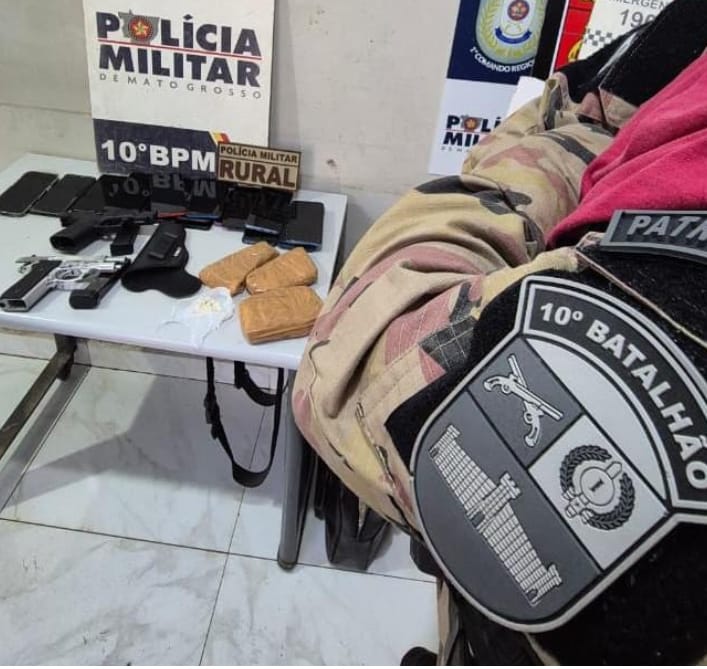Quadrilha de estelionato é desarticulada com armas e drogas no Lago do Manso