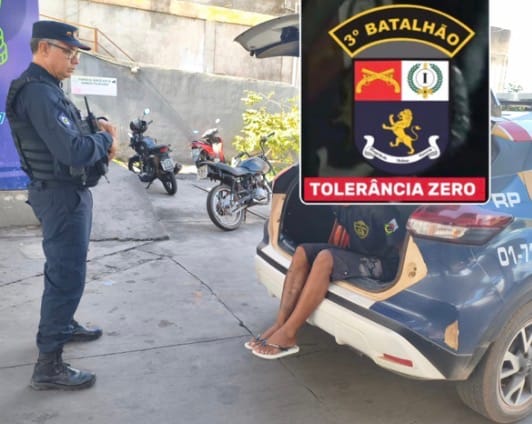 Homem é preso com moto adulterada após tentar despistar PM em posto de combustível em Cuiabá