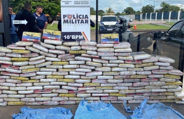 PM apreende mais de 5 toneladas de drogas em MT em 2026 e intensifica combate ao tráfico