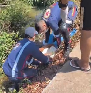 Fisioterapeuta fica ferida em acidente na Estrada da Guarita em Várzea Grande