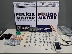 Operação Tolerância Zero apreende drogas em bar no bairro 24 de Dezembro em Várzea Grande