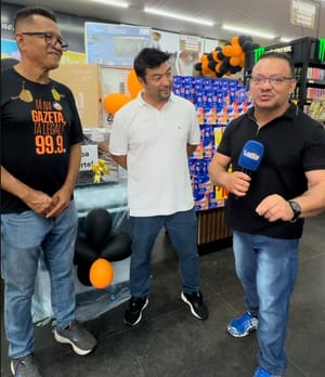 Blitz da Rádio Gazeta FM agita Supermercado Rio Branco Várzea Grande e Cuiabá