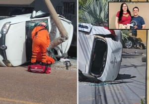 Câmeras de segurança mostram o que realmente aconteceu no acidente que abalou Cuiabá — veja no site!