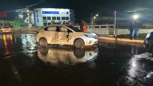 NESTE MOMENTO: Acidente na rotatória do Zero KM em Várzea Grande