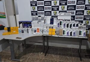 MEGA OPERAÇÃO: MAIS DE MEIO MILHÃO EM APARELHOS ROUBADOS É RECUPERADO EM MT
