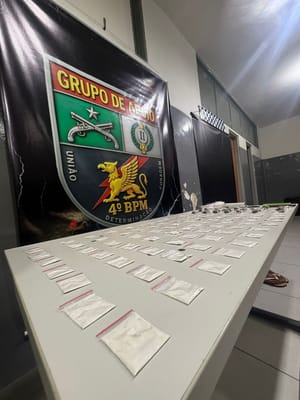 CORRERAM, MAS CAÍRAM! GAP ESTOURA BOCA DE FUMO EM VÁRZEA GRANDE E APREENDE GRANDE QUANTIDADE DE DROGAS