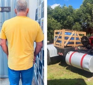 MOTOR FURTADO É ENCONTRADO EM GUINCHO E DONO DO LOCAL ACABA PRESO EM VÁRZEA GRANDE