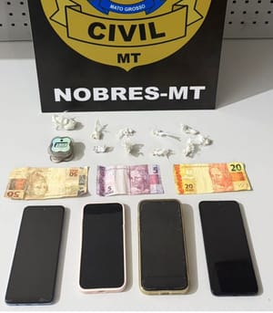 Casal é preso em flagrante por tráfico de drogas