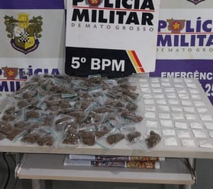 Jovem é preso após fuga em alta velocidade com mais de 150 porções de drogas em Tesouro