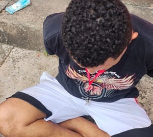 🚨 Ação do Raio termina com suspeito detido por tráfico na região do Porto, em Cuiabá