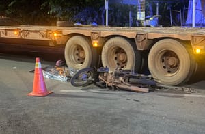 Jovem de 20 anos morre após acidente envolvendo moto e caminhão em Várzea Grande