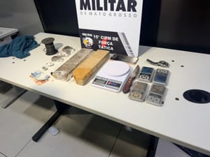 Salão de beleza era fachada para tráfico de drogas em Várzea Grande; mulher é presa pelo GAP