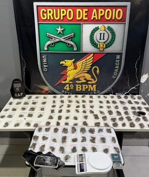 TRAFICANTES SÃO PRESOS APÓS SURTO, AGRESSÃO E GRANDE APREENSÃO DE DROGAS EM VÁRZEA GRANDE