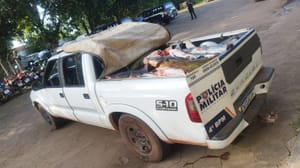 FLAGRANTE EM VÁRZEA GRANDE: CAMINHONETE CLONADA E QUASE MEIA TONELADA DE PEIXE IRREGULAR APREENDIDA