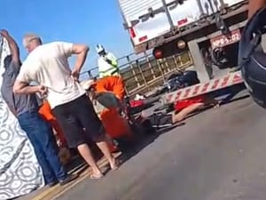 URGENTE: ACIDENTE GRAVÍSSIMO NA PONTE DA RODOVIA DOS IMIGRANTES EM VÁRZEA GRANDE